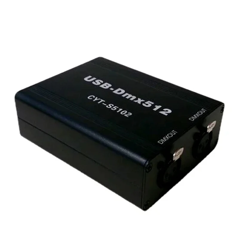 1 шт. черного сценического освещения DMX512 Поддержка контроллера MA Onpc Freestyler + 3D DJ Интерфейс USB DMX Изображение 0