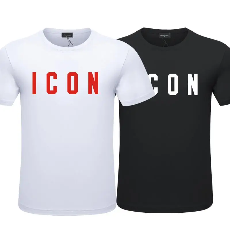 Мужская футболка ICON с коротким рукавом 2022, весна-лето, универсальный подшерсток IC-DT003 Изображение 0