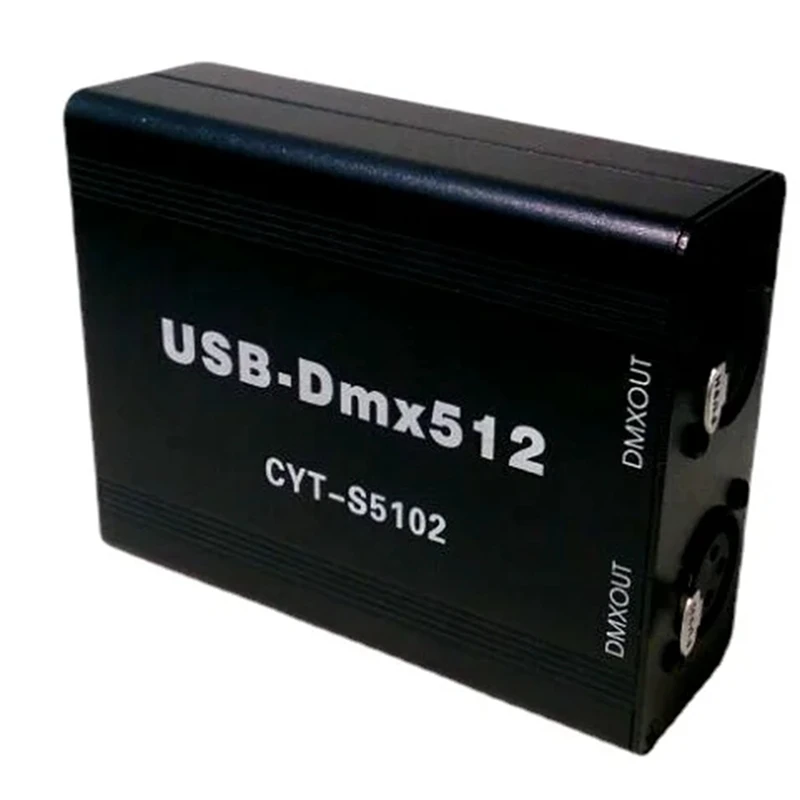 1 шт. черного сценического освещения DMX512 Поддержка контроллера MA Onpc Freestyler + 3D DJ Интерфейс USB DMX Изображение 1
