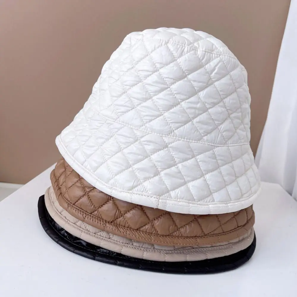 Зимняя женская панама, Новая модная японская теплая шляпа рыбака, Уличная одежда, хлопковая кепка-ведро для рыбалки на пляже Изображение 1