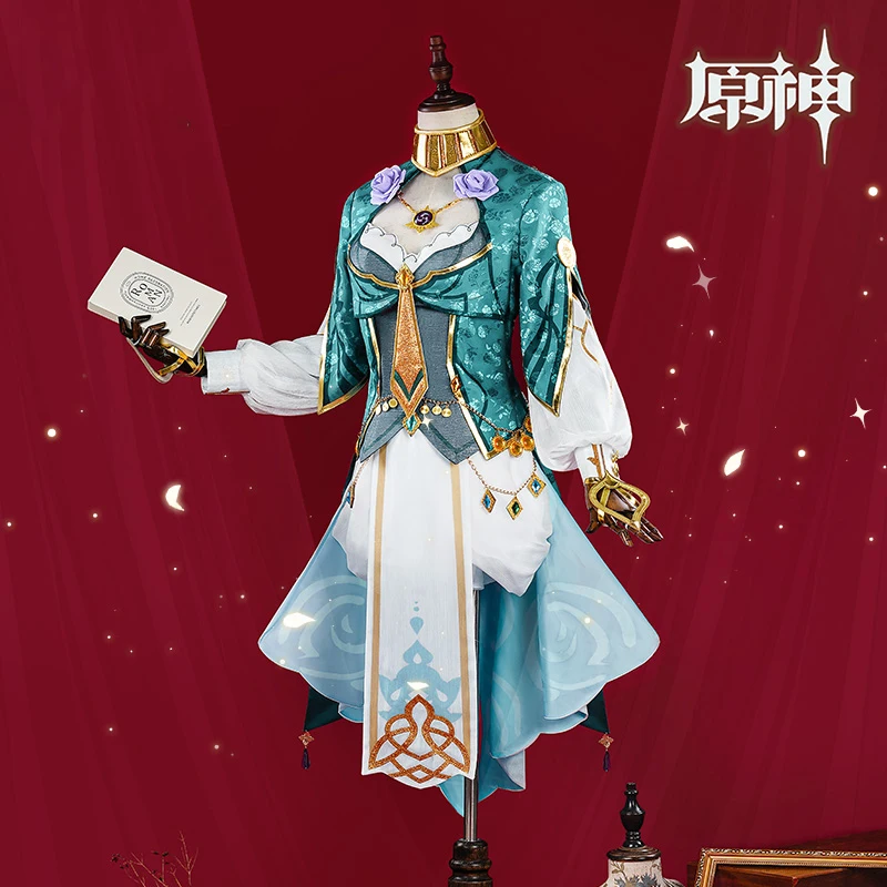 Потому Что Новая Лиза Официальное название Ye Yinfang C костюм полный комплект Genshin Impact косплей игровая анимационная одежда Присылайте Аксессуары Изображение 1