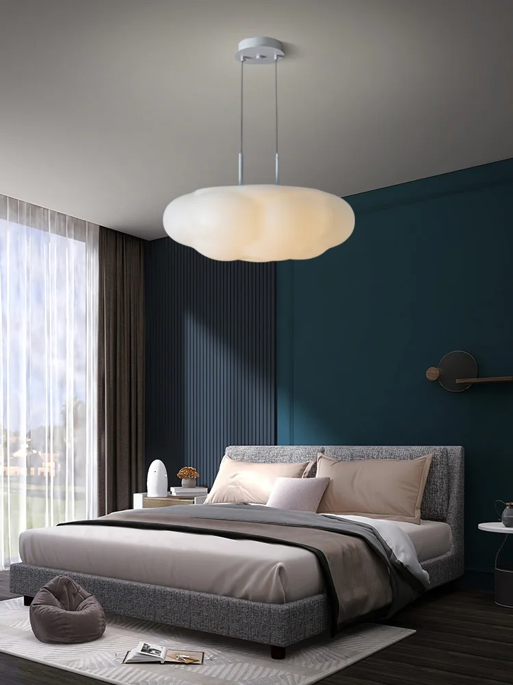 Современное украшение гостиной Облачная люстра в скандинавском стиле, светильники для детской комнаты, светодиодные подвесные светильники для столовой Изображение 1