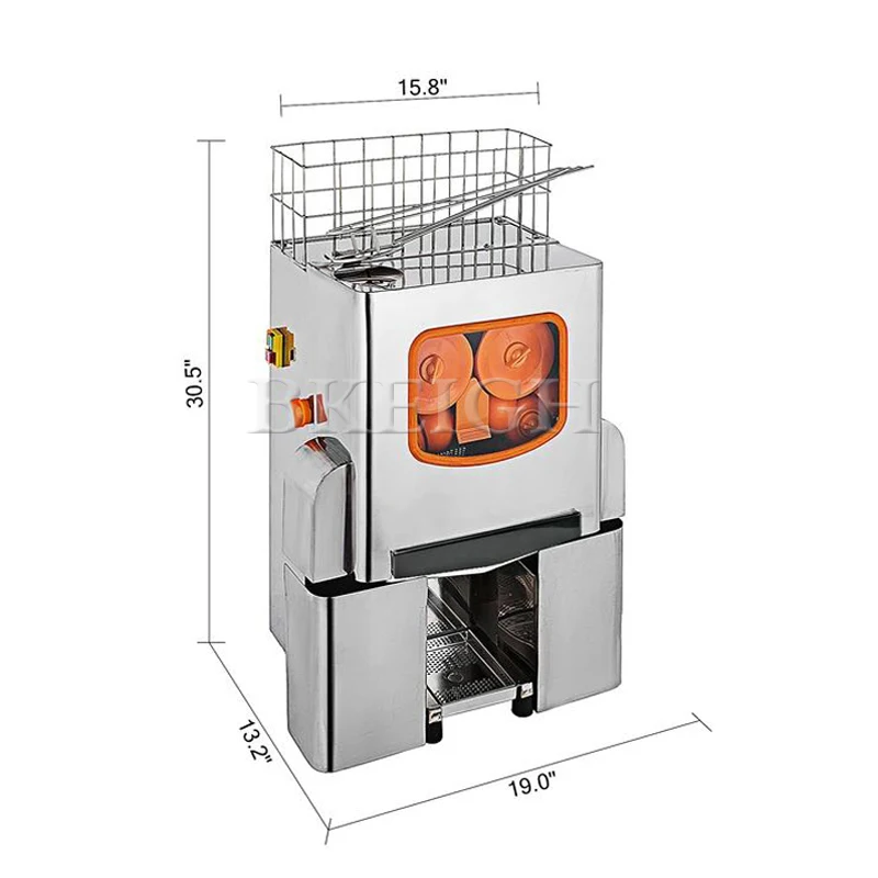 Электрическая машина для приготовления апельсинового сока, высокоэффективная соковыжималка для граната, бытовая, коммерческая, портативная Изображение 1
