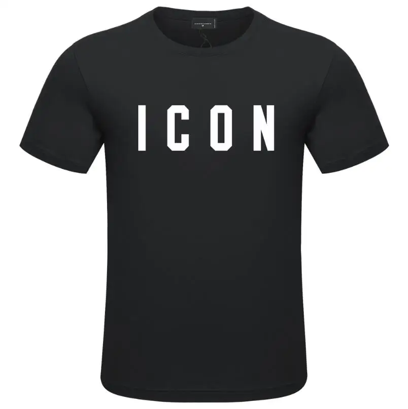 Мужская футболка ICON с коротким рукавом 2022, весна-лето, универсальный подшерсток IC-DT003 Изображение 2