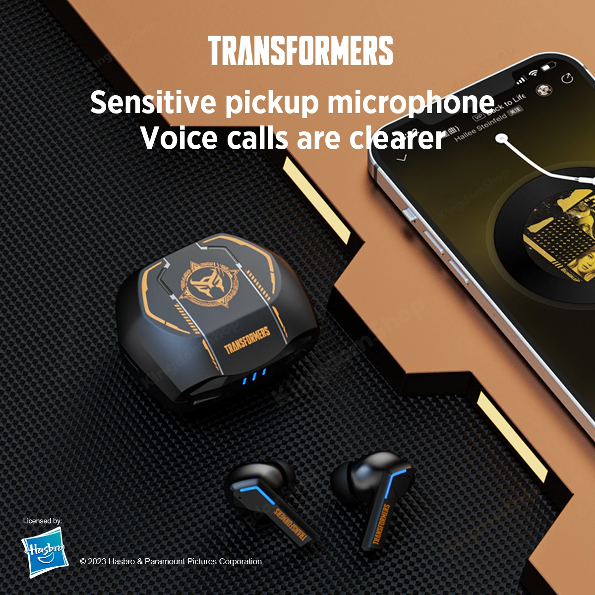 Оригинальные Трансформеры TF-T06 True Wireless Bluetooth 5.3 Наушники HD Call Наушники с Длительным Сроком службы Музыкальные Игровые Наушники Изображение 2