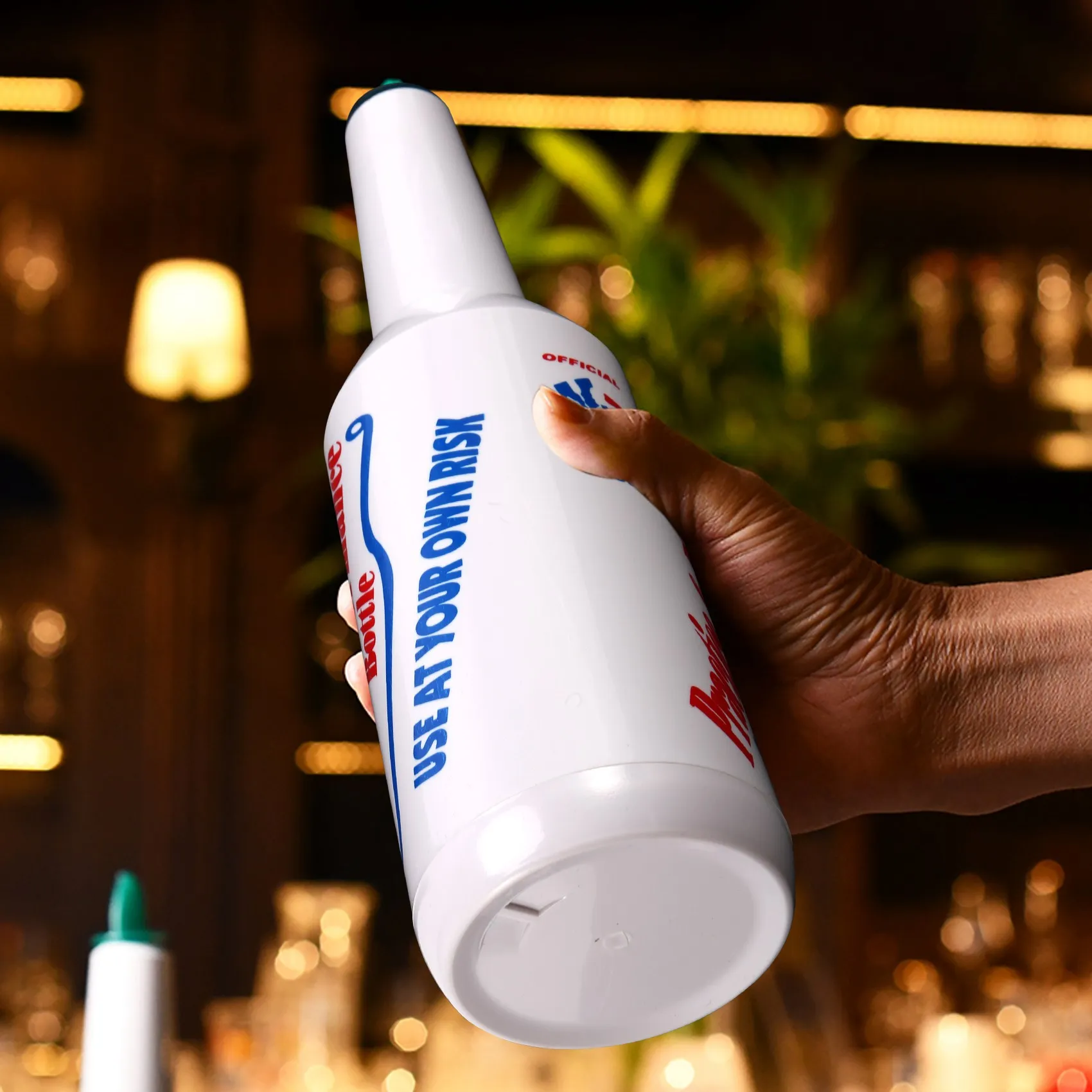 Бармен Flair, практика бармена, Бутылка вина, шейкер для коктейлей в пабе - Белый Изображение 3