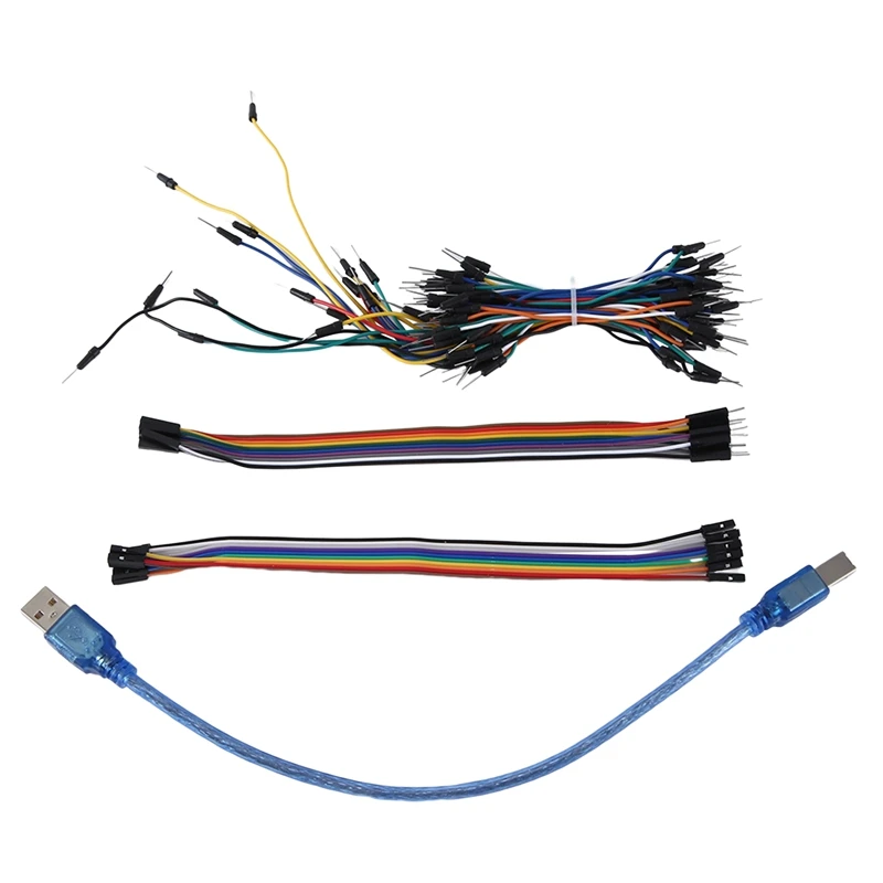 Комплект компонентов макетной платы R3 на 830 отверстий С макетным кабелем материнской платы, резистором и конденсатором, легко снимается Изображение 3