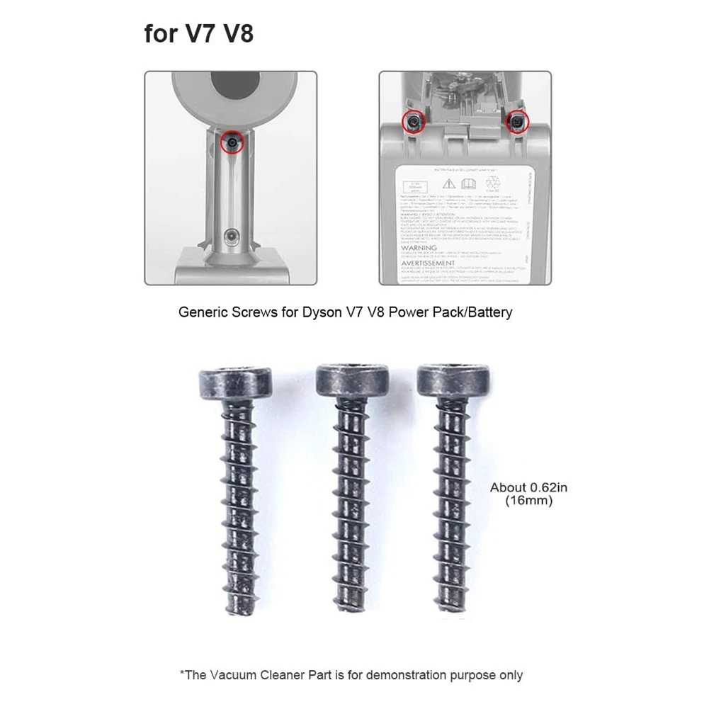 Универсальные Винты для Пылесоса Dyson V6 V7 V8 V10 V11 Блок Питания/Аккумулятор SV09 SV10 SV11 SV12 SV14 A Изображение 3