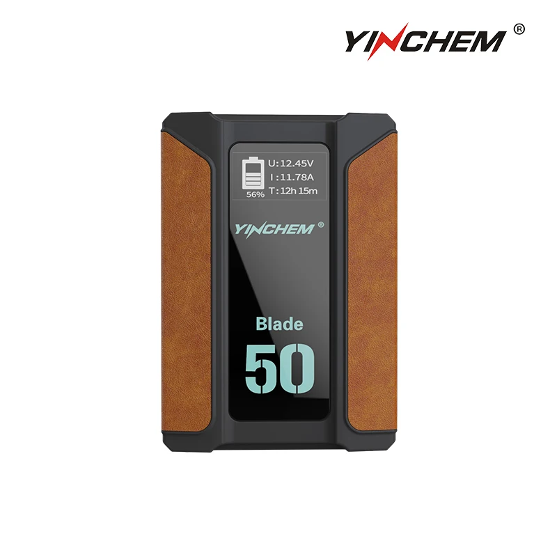 YinChem V Mount Battery Blade 50S 45W Blade 99S 65w V-Образный Аккумулятор с Ночником OLED-экрана Для Камеры Ноутбука Изображение 4