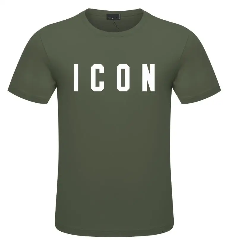 Мужская футболка ICON с коротким рукавом 2022, весна-лето, универсальный подшерсток IC-DT003 Изображение 4