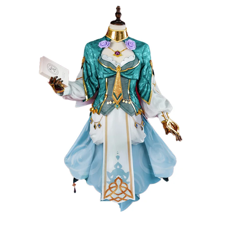 Потому Что Новая Лиза Официальное название Ye Yinfang C костюм полный комплект Genshin Impact косплей игровая анимационная одежда Присылайте Аксессуары Изображение 4