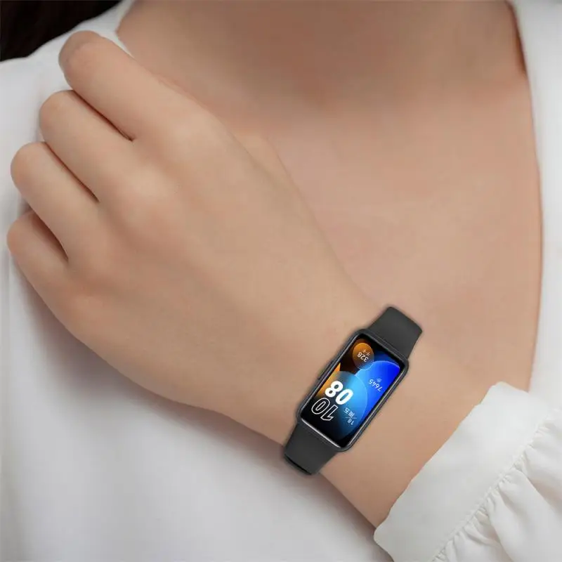 Ремешок для часов, силиконовый браслет, браслет для замены Band8, браслет для умных часов, Носимые устройства, умные аксессуары Изображение 4