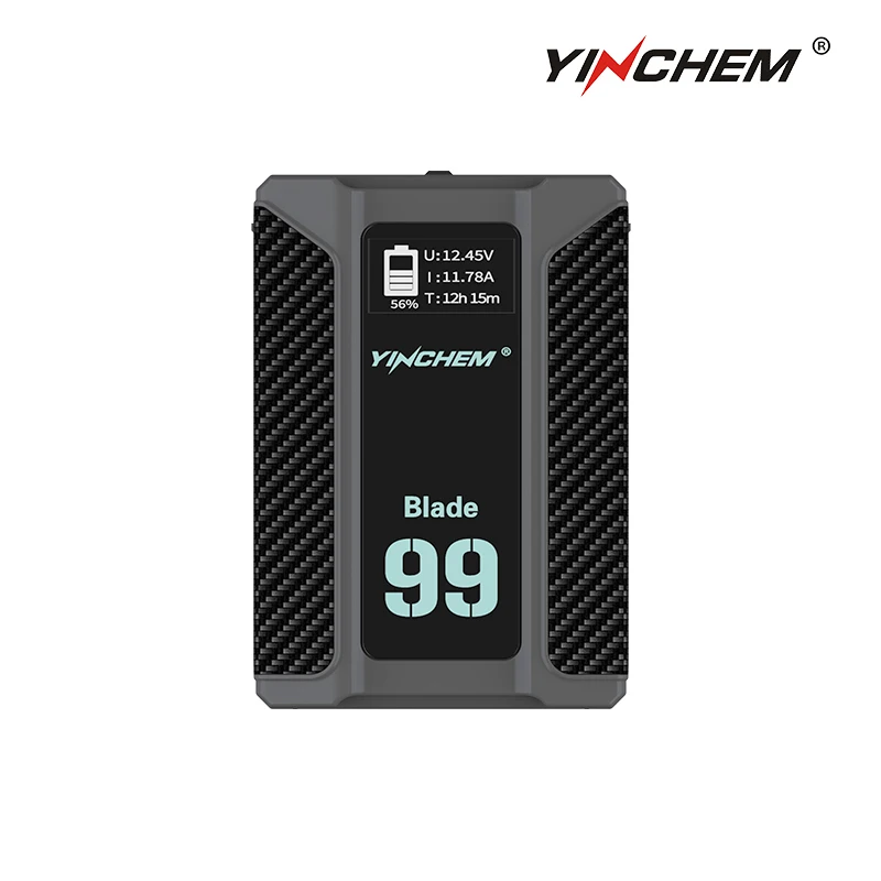 YinChem V Mount Battery Blade 50S 45W Blade 99S 65w V-Образный Аккумулятор с Ночником OLED-экрана Для Камеры Ноутбука Изображение 5