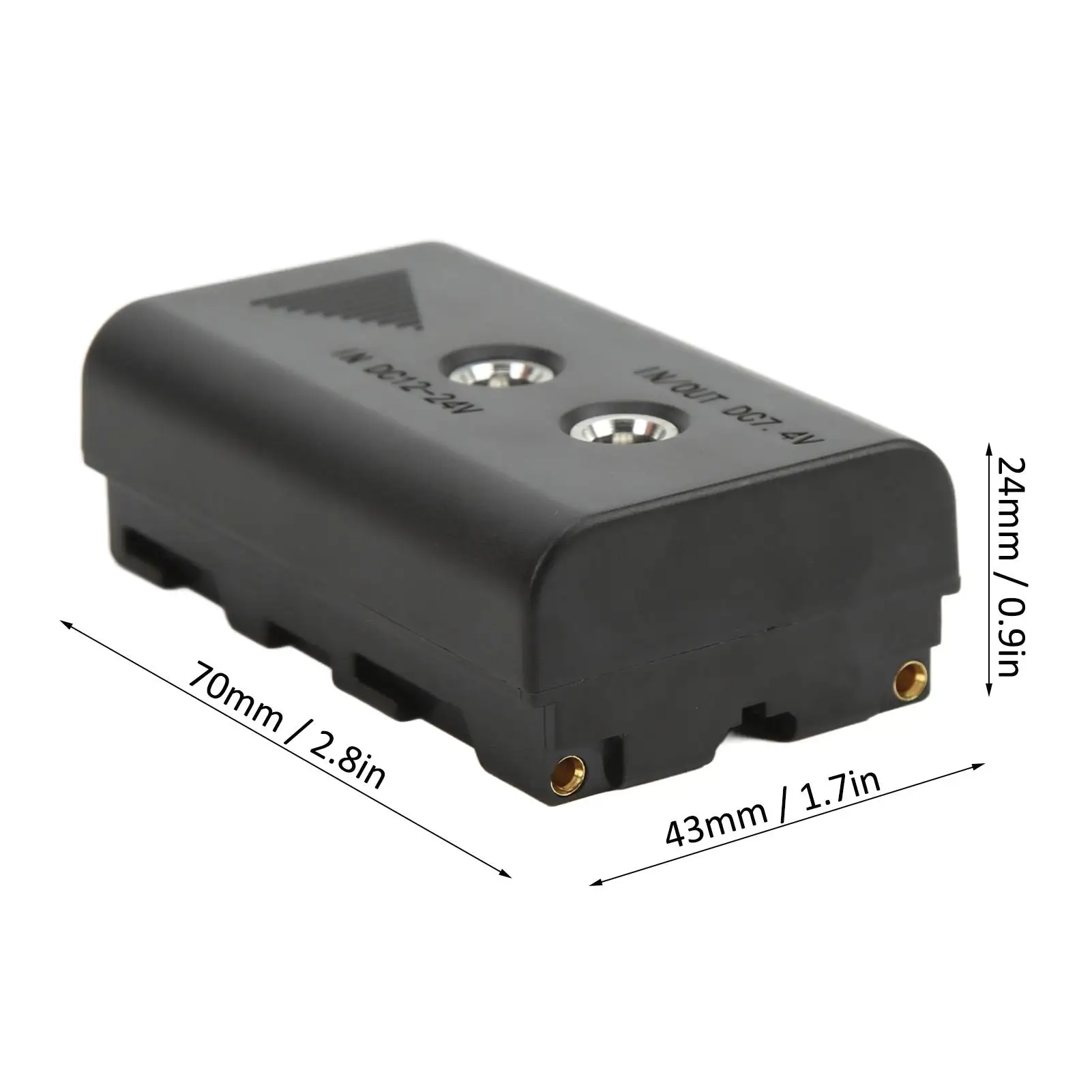 Фиктивный аккумулятор камеры, устойчивый к низким температурам, для источника питания заливающего света монитора NP‑F550, NP‑F570, NP‑F970 Изображение 5